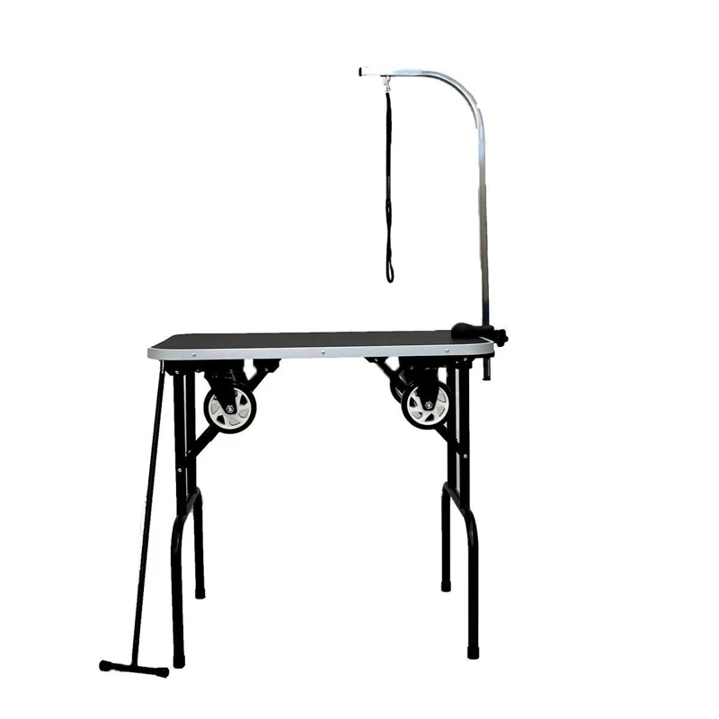 PetEasy-trimmauspöytä pyörillä, 81 × 46 cm