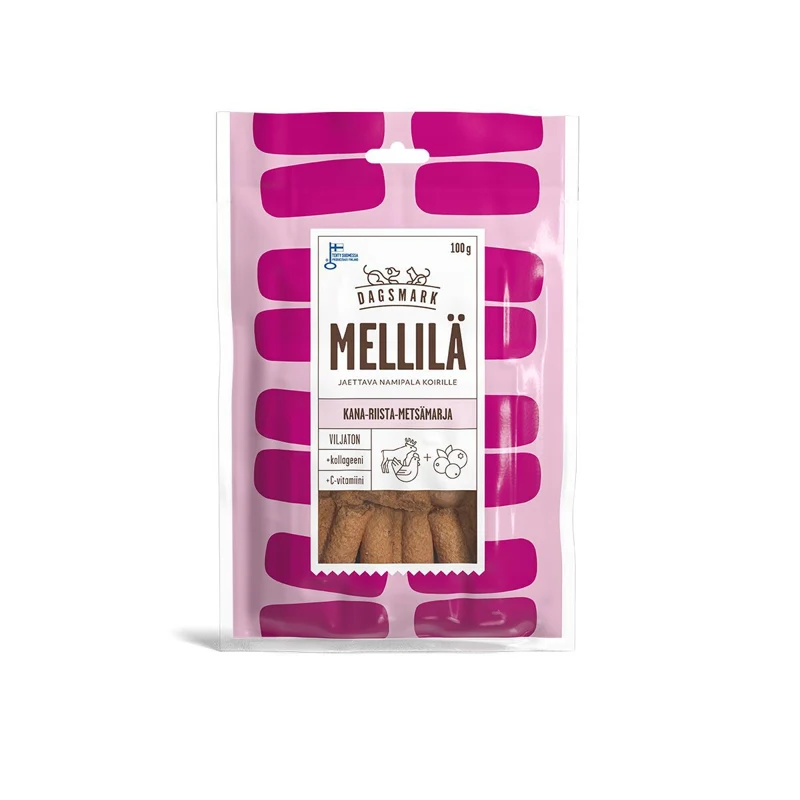 Dagsmark Mellilä kana-riista-metsämarjanami, 100 g