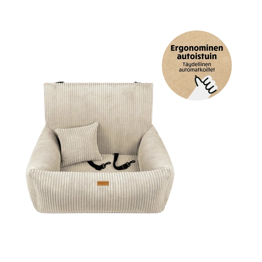 Denzoo Milano -autoistuin, beige, S
