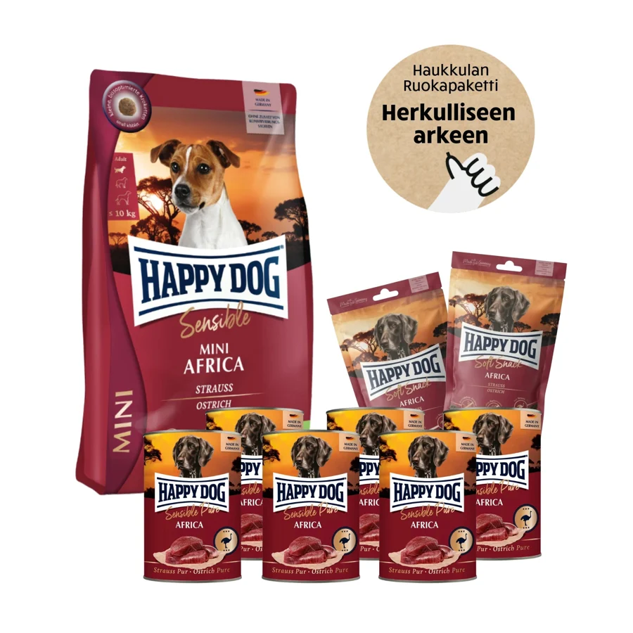 Happy Dog Mini Africa -arkipaketti