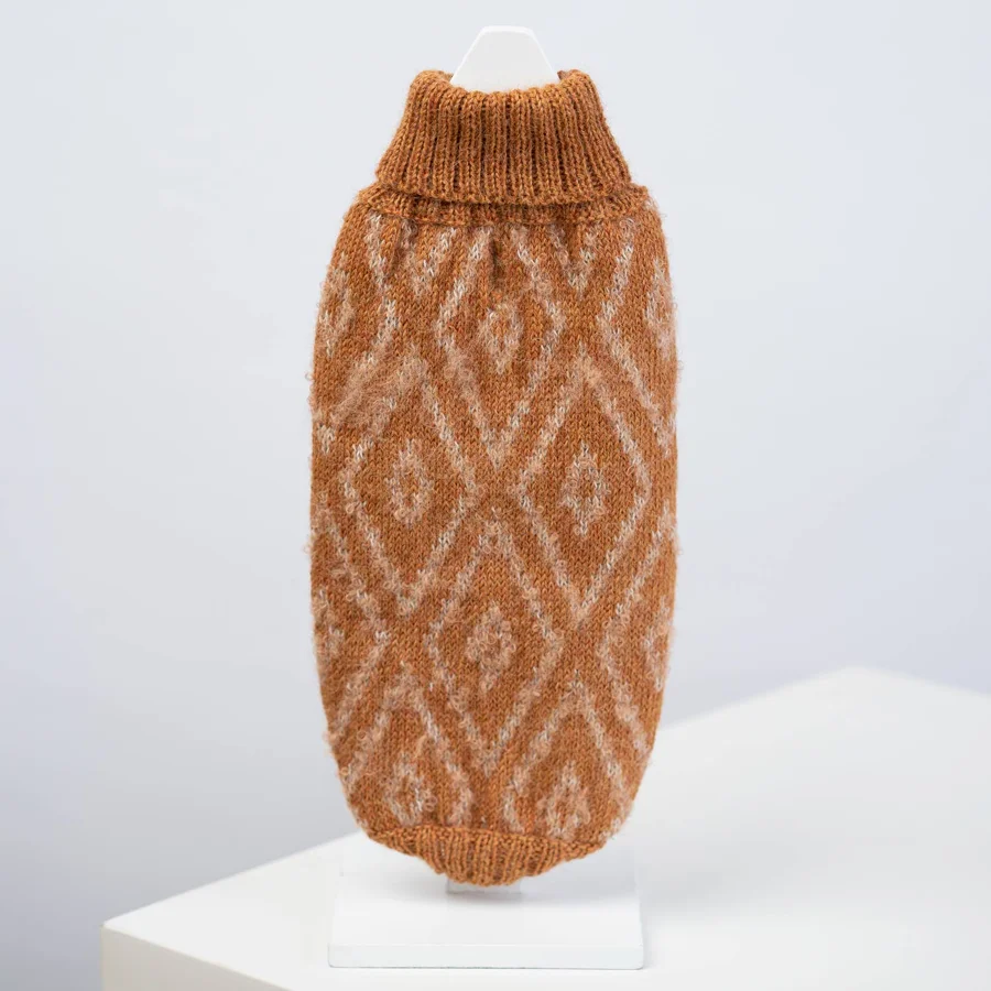 Alqo Wasi Golden Ochre -alpakkaneule, XL