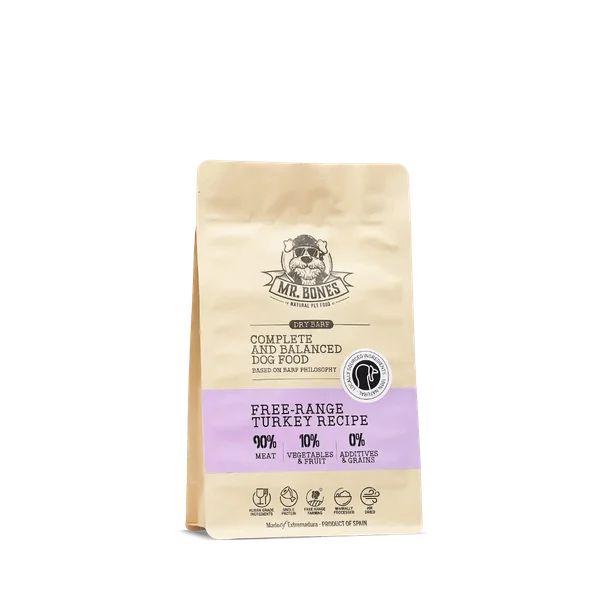 Mr.Bones Dry BARF Kalkkuna, 450 g