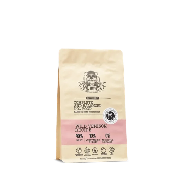 Mr.Bones Dry BARF Villi peura, 450 g
