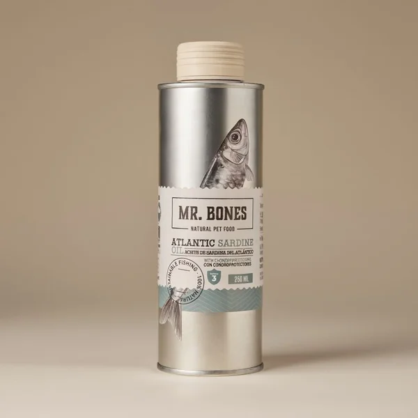 Mr.Bones Atlantin sardiiniöljy, 250 ml