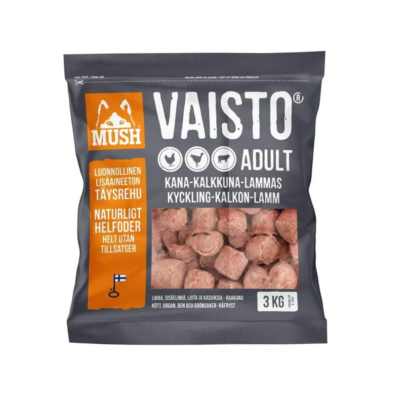 MUSH Vaisto Harmaa, 3 kg