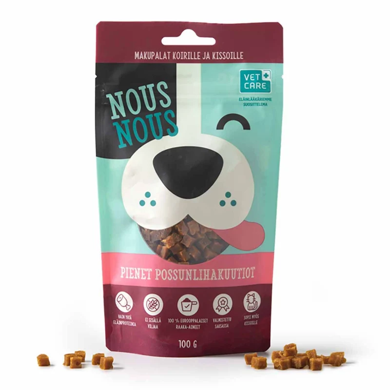 NousNous-pienet possunlihakuutiot, 100 g