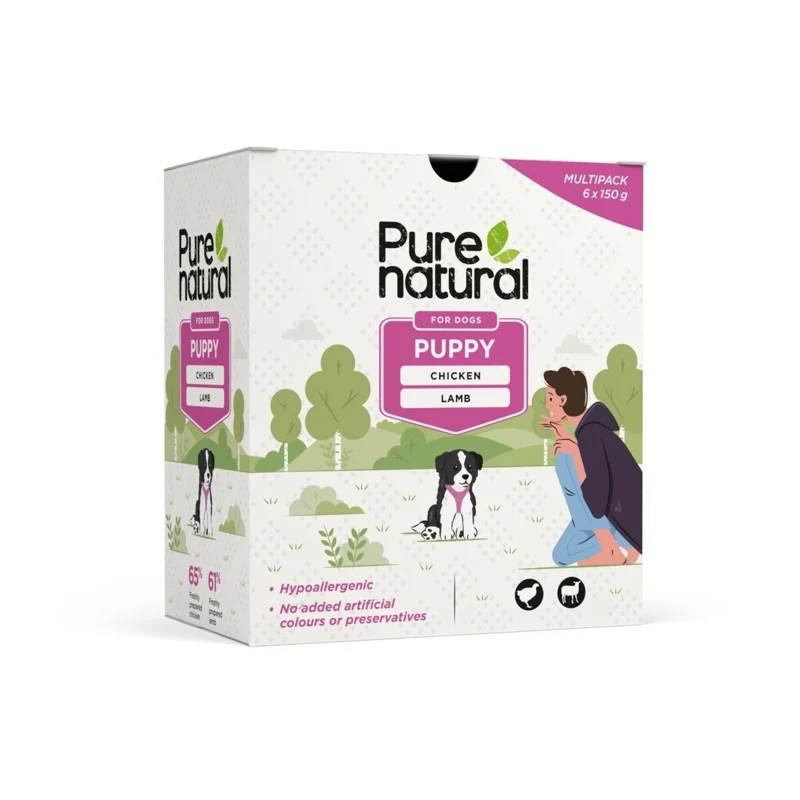 Purenatural Puppy Multipack, 6 × 150 g