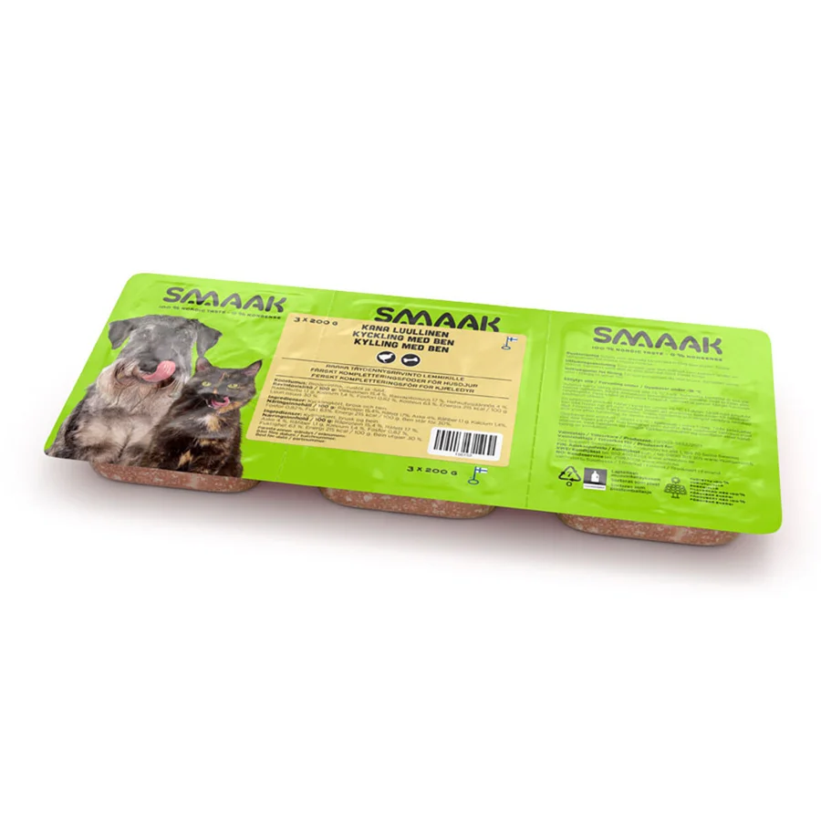 SMAAK luullinen kanan jauheliha, 3 × 200 g