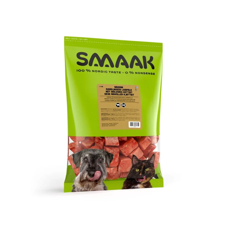 SMAAK naudan sisäelinseospalat, 1 kg