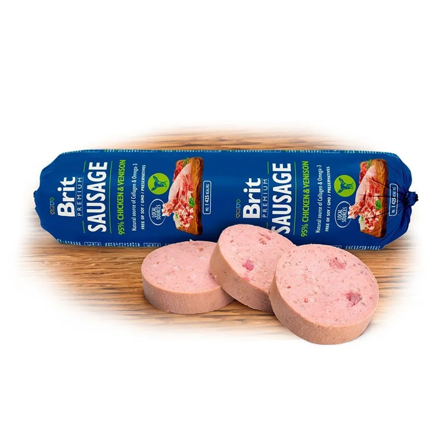 Brit Premium makkara Kana&Riista 800g
