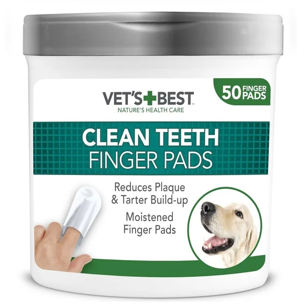 Vet’s Best Clean -hampaidenpuhdistuslaput, 50 kpl