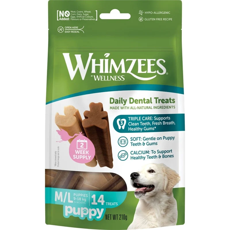 Whimzees-purutikku pennulle M/L, 14 kpl