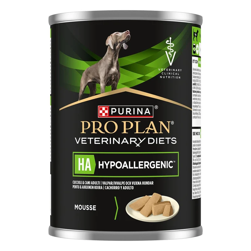 Purina Pro Plan Veterinary Diets Canine Adult HA Hypoallergenic Mousse 400 g